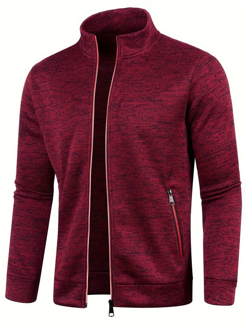 Men's zip-up jacket - versatile and cozy outerwear