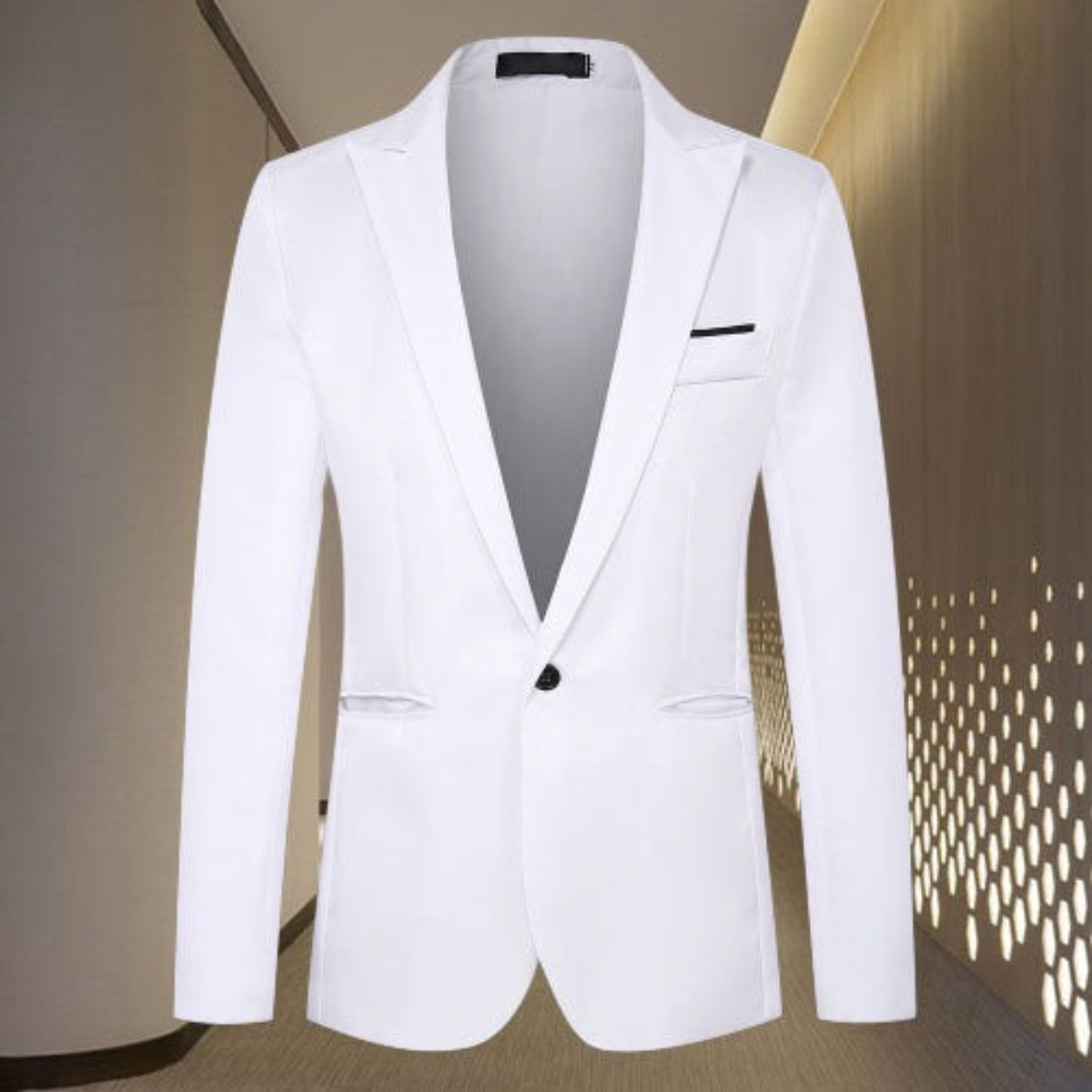 Men's tailored blazer distinguished office & evening attire - premium fabric, timeless style, flattering fit