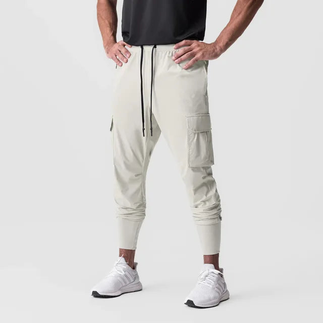 Men's cargo pants lightweight casual trousers - practical joggers for everyday wear
