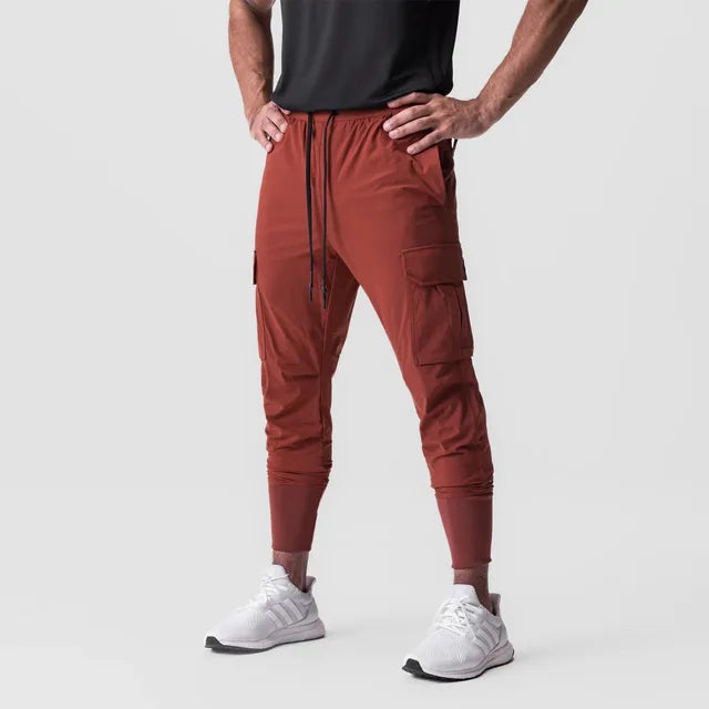 Men's cargo pants lightweight casual trousers - practical joggers for everyday wear