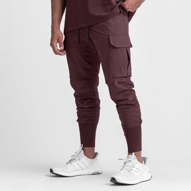 Men's cargo pants lightweight casual trousers - practical joggers for everyday wear