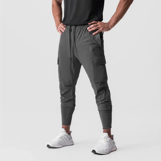Men's cargo pants lightweight casual trousers - practical joggers for everyday wear