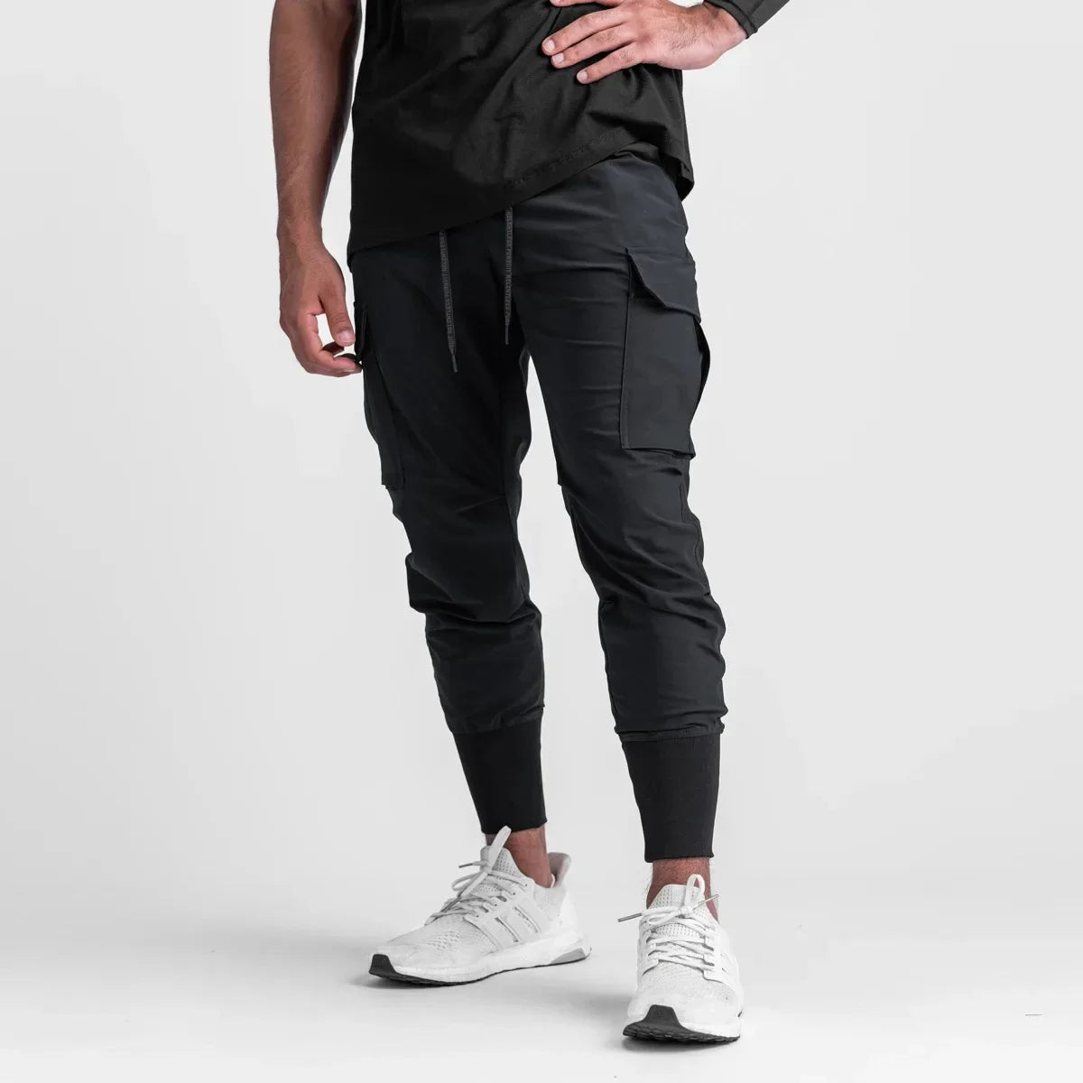 Men's cargo pants lightweight casual trousers - practical joggers for everyday wear