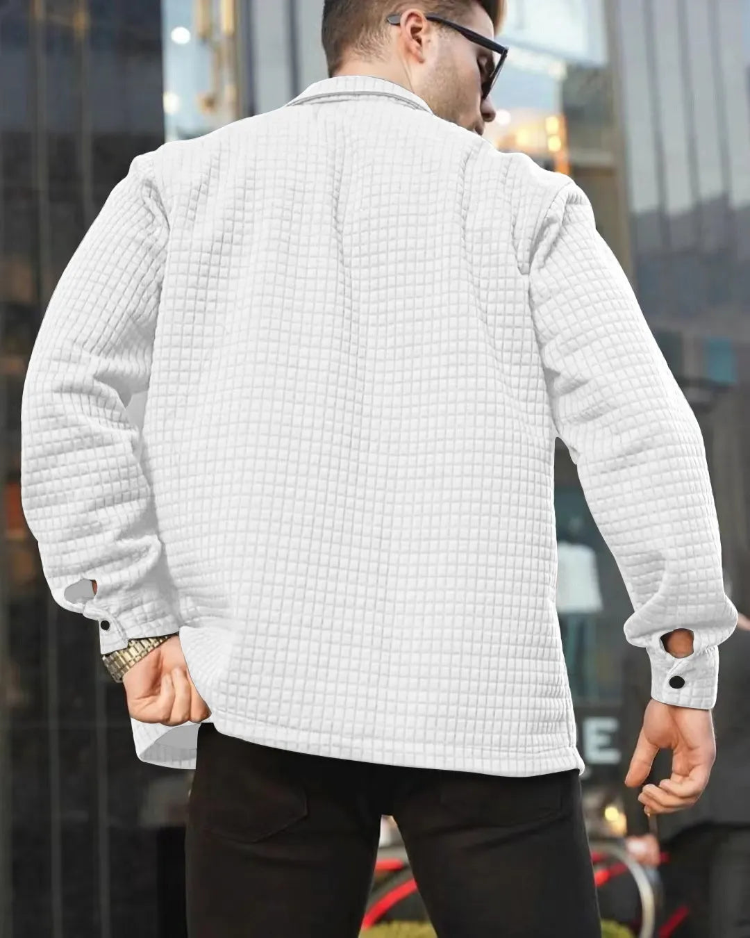 Men's quilted jacket - versatile layering piece for stylish everyday wear