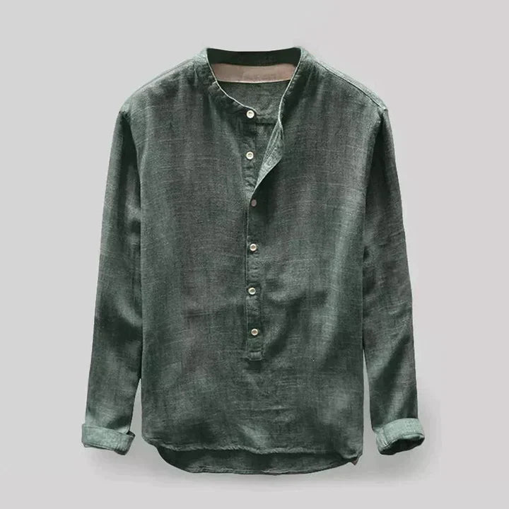 Men's casual shirt - long sleeve apparel for everyday wear