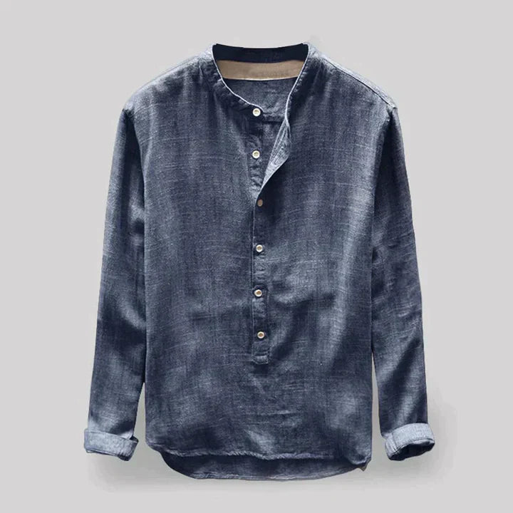 Men's casual shirt - long sleeve apparel for everyday wear