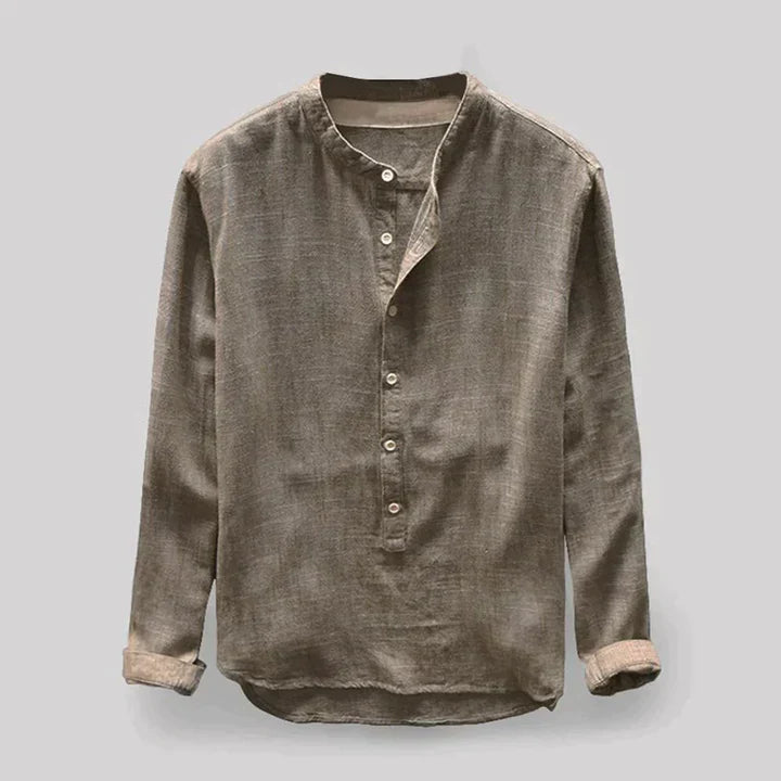 Men's casual shirt - long sleeve apparel for everyday wear