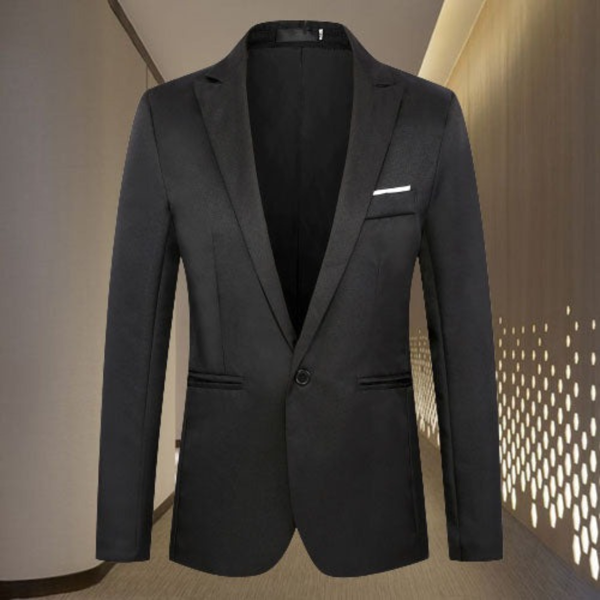 Men's tailored blazer distinguished office & evening attire - premium fabric, timeless style, flattering fit
