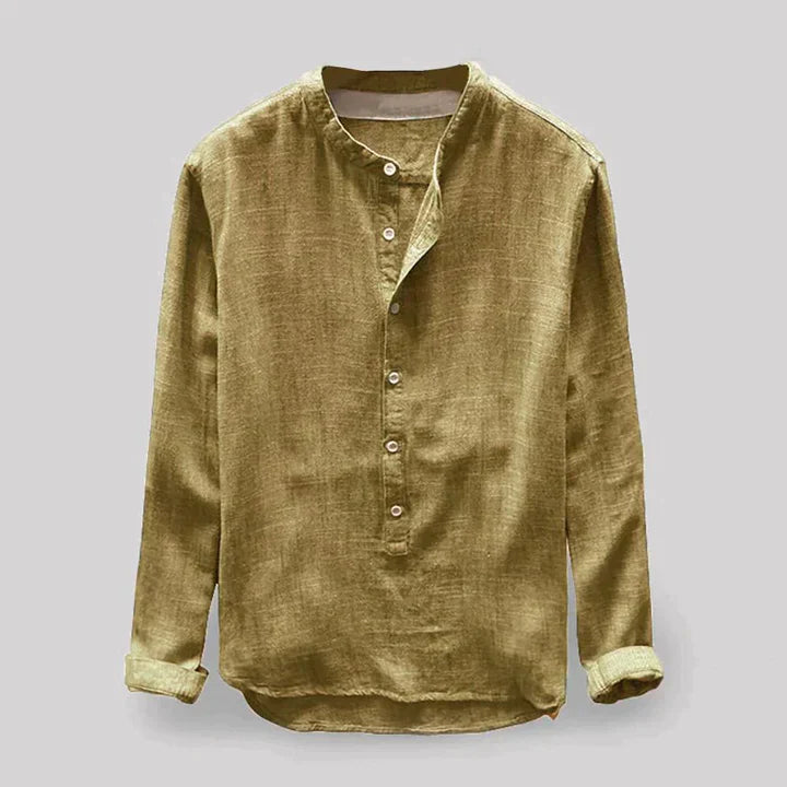 Men's casual shirt - long sleeve apparel for everyday wear