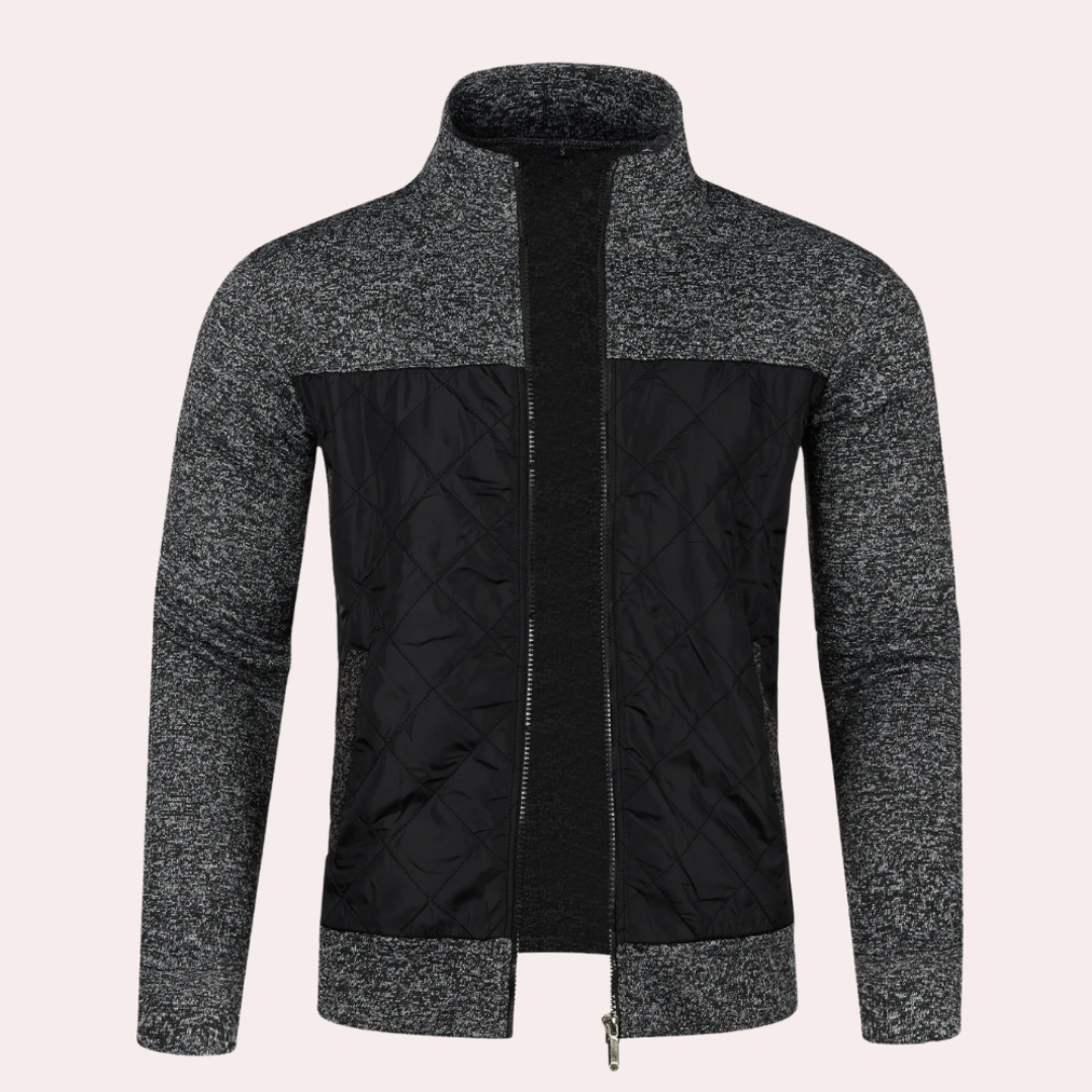 Men's quilted jacket lightweight casual attire - versatile daily wear for all seasons