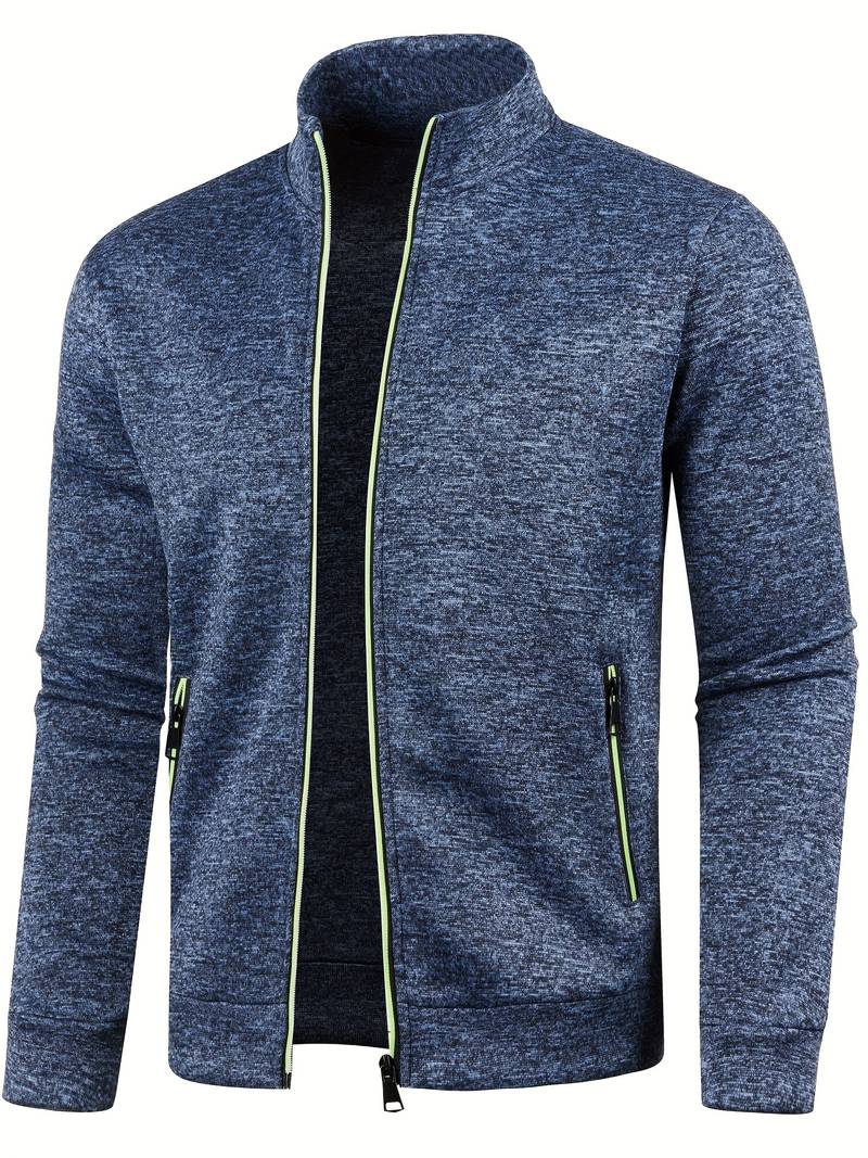Men's zip-up jacket - versatile and cozy outerwear