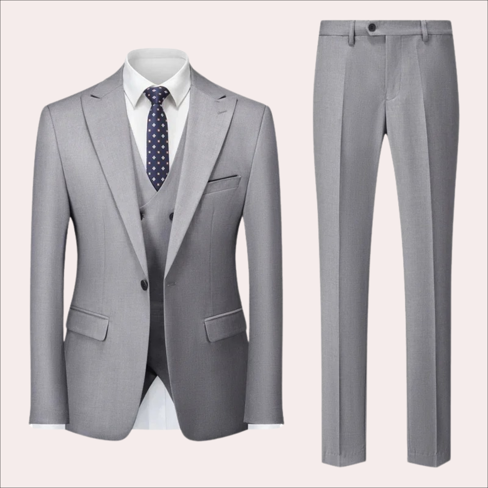 3-piece tailored suit - refined men’s business outfit