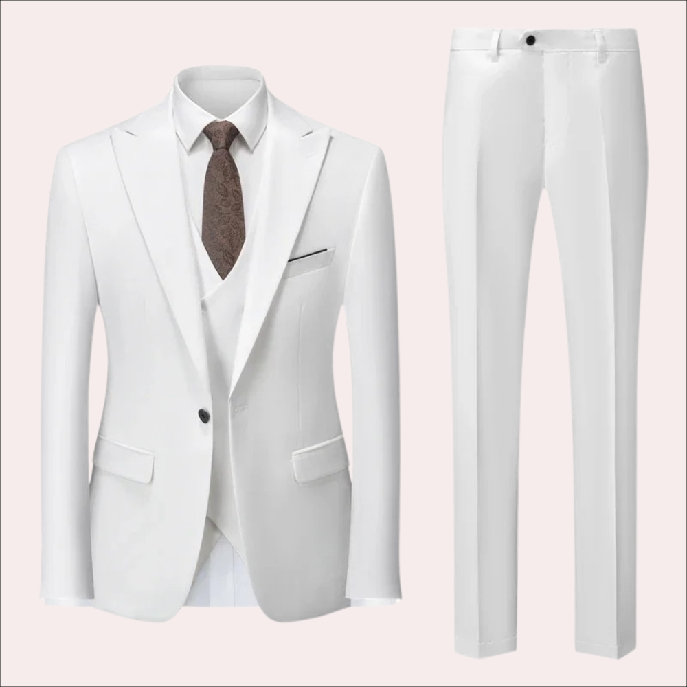 3-piece tailored suit - refined men’s business outfit
