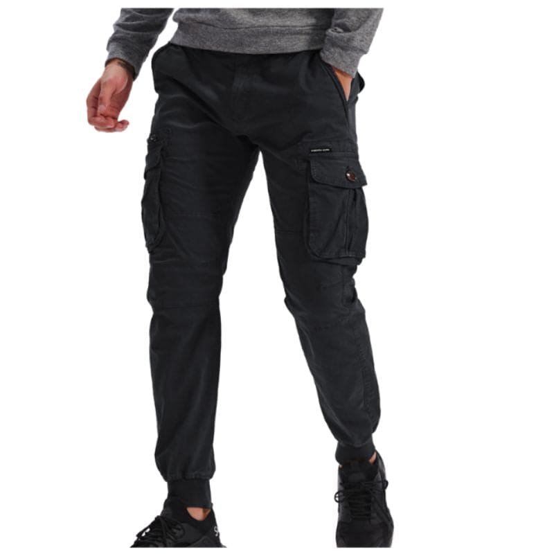 Men's cargo pants functional design for casual outings - durable trousers with multiple pockets