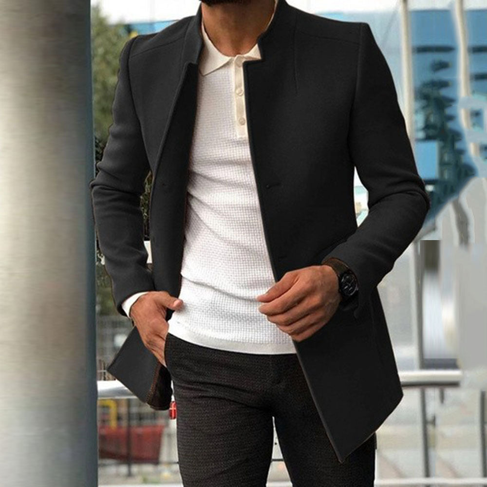 Men's blazer tailored lightweight jacket office attire - versatile style for smart casual and professional settings