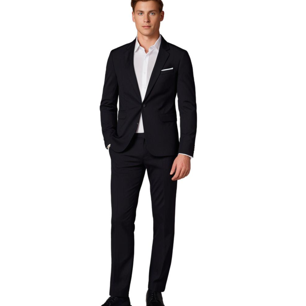 Men's tailored suit - refined blazer and trousers set for formal wear