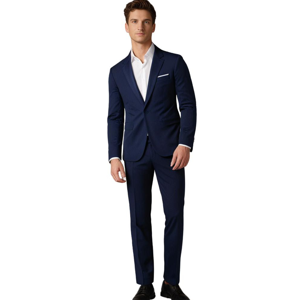 Men's tailored suit - refined blazer and trousers set for formal wear