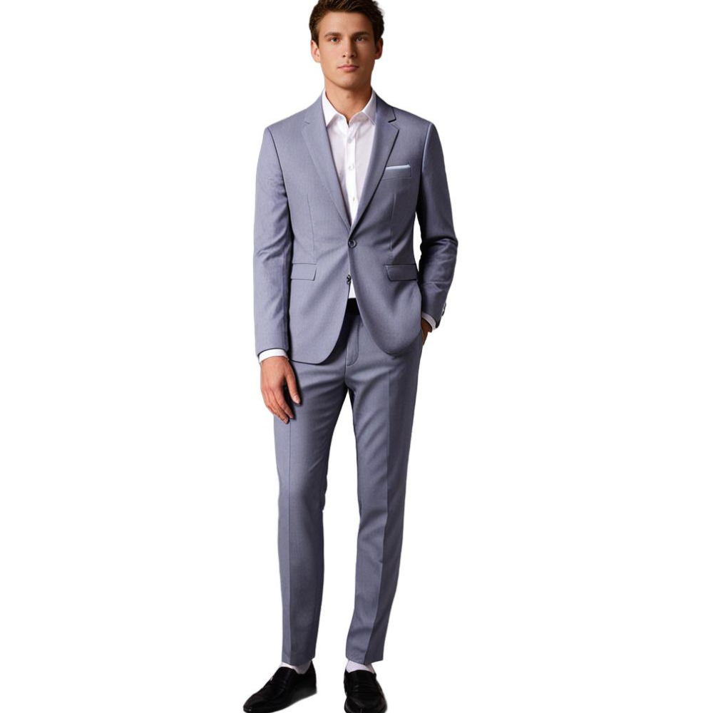 Men's tailored suit - refined blazer and trousers set for formal wear