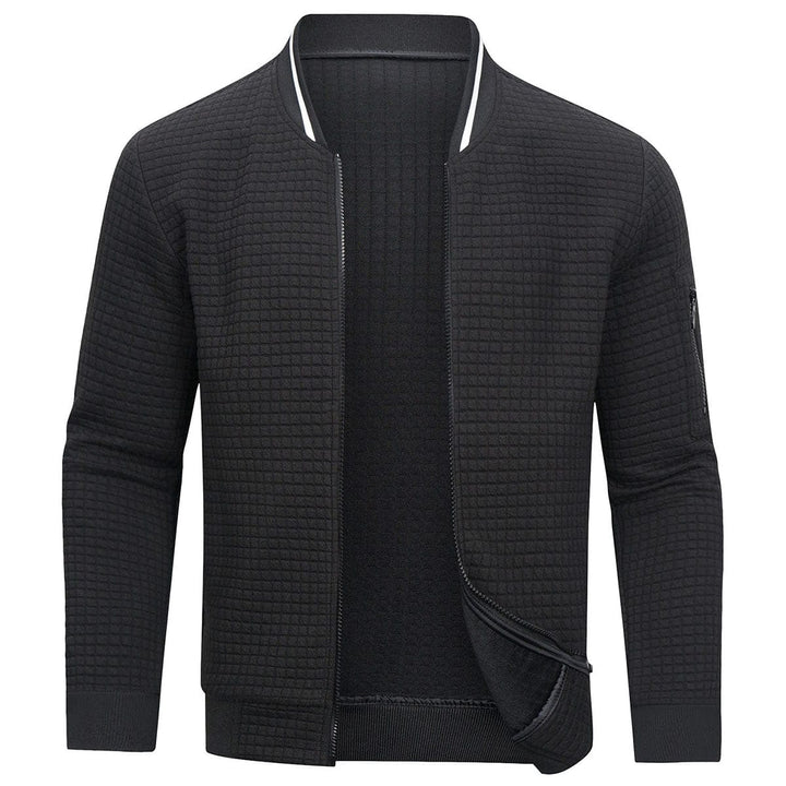 Men's quilted lightweight bomber jacket - stylish everyday wear, versatile layering piece