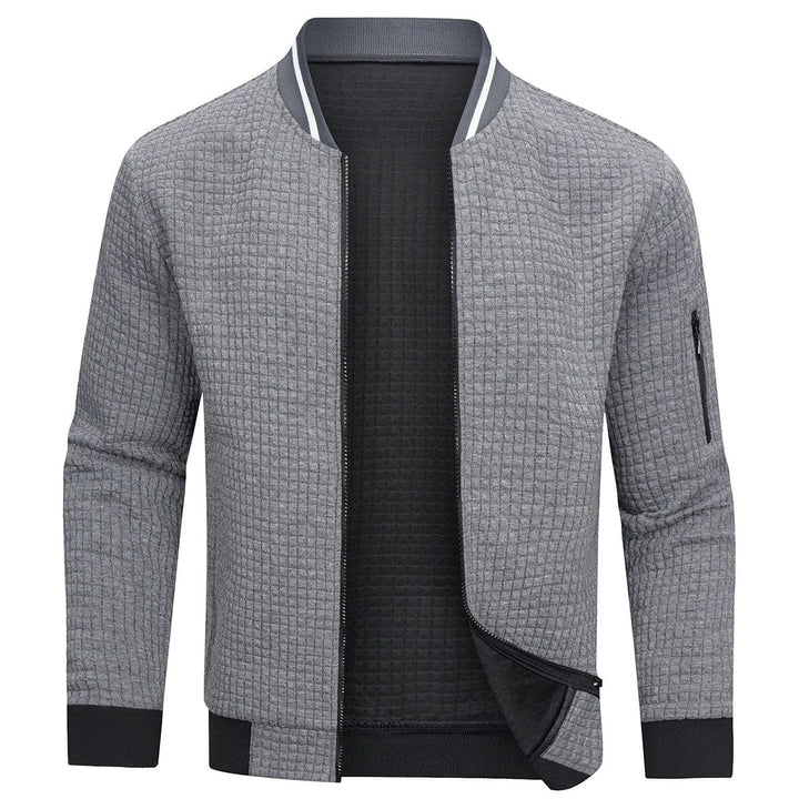 Men's quilted lightweight bomber jacket - stylish everyday wear, versatile layering piece