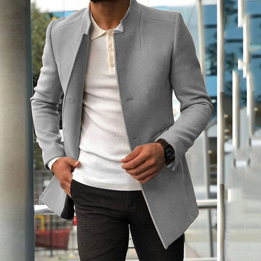 Men's blazer tailored lightweight jacket office attire - versatile style for smart casual and professional settings