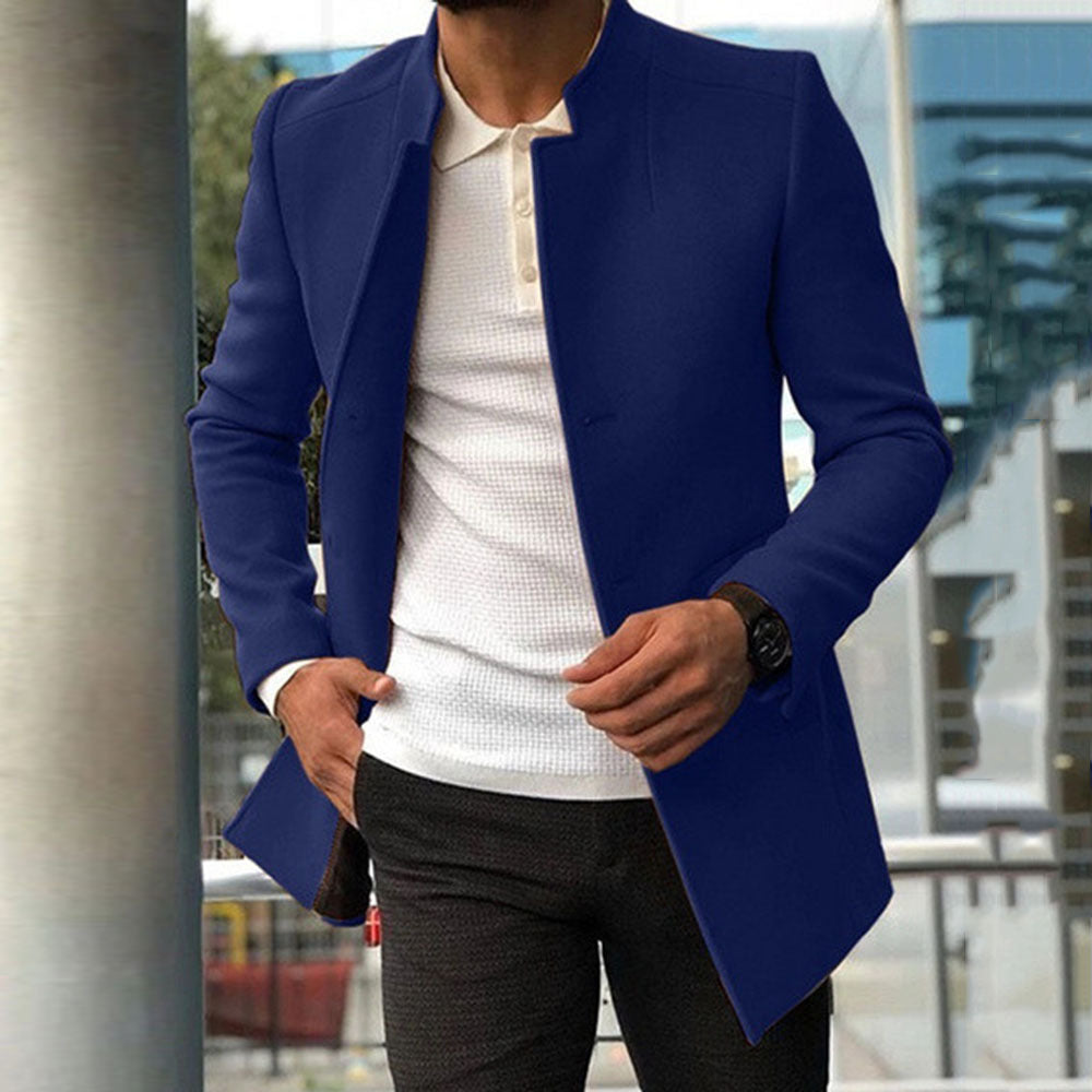 Men's blazer tailored lightweight jacket office attire - versatile style for smart casual and professional settings
