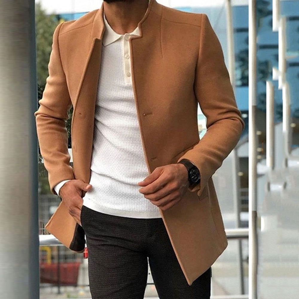 Men's blazer tailored lightweight jacket office attire - versatile style for smart casual and professional settings