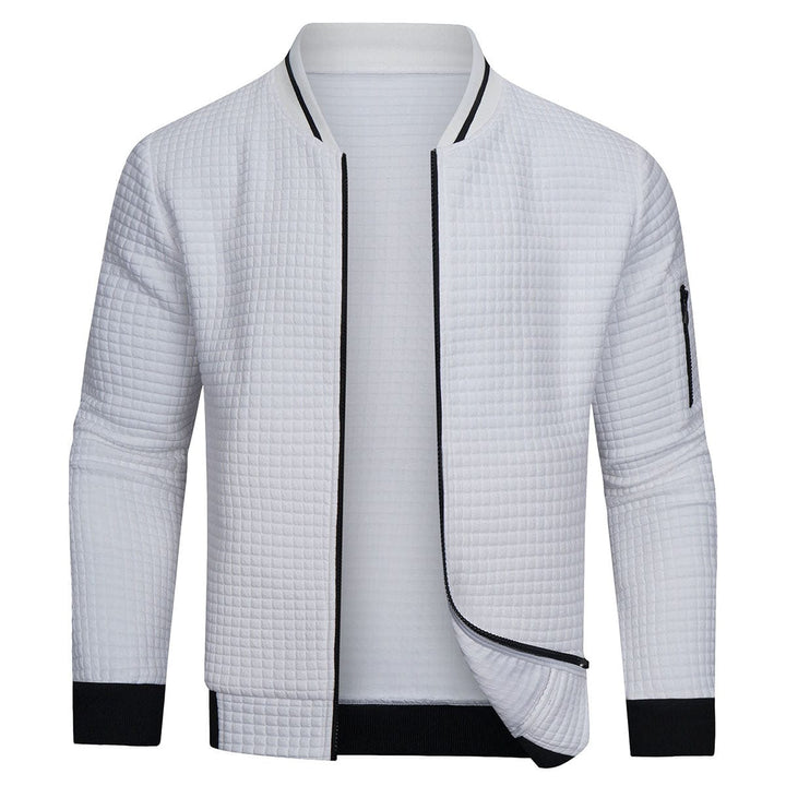 Men's quilted lightweight bomber jacket - stylish everyday wear, versatile layering piece
