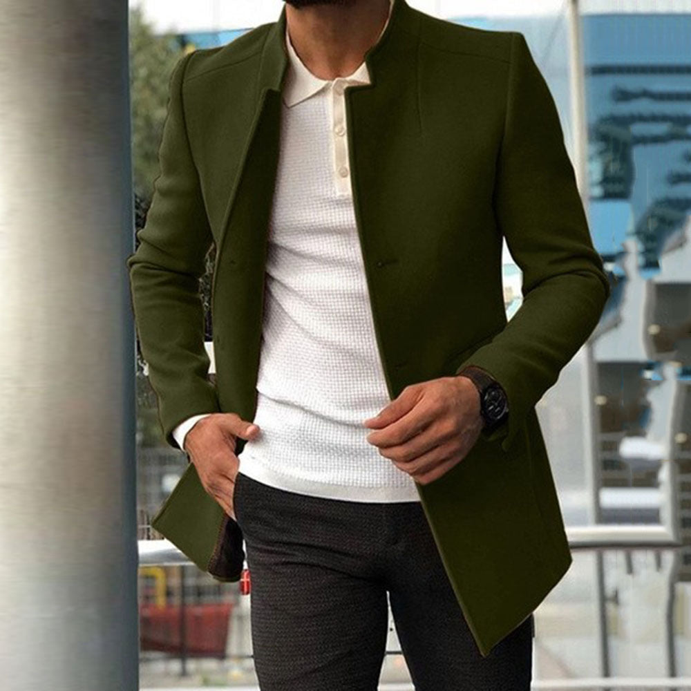 Men's blazer tailored lightweight jacket office attire - versatile style for smart casual and professional settings