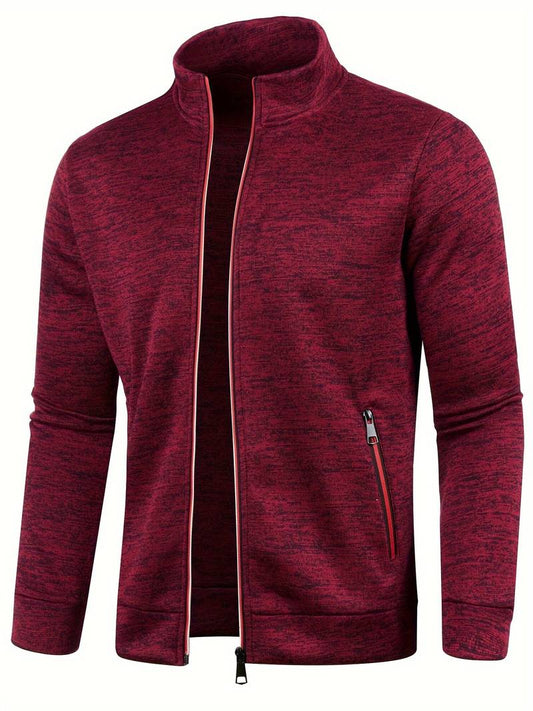 Men's zip-up jacket - versatile and cozy outerwear