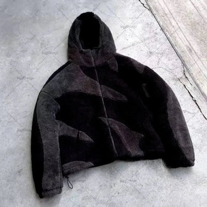 Men's zip-up fleece jacket - warm casual layering for everyday comfort