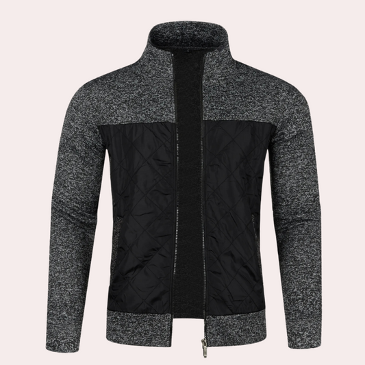 Men's quilted jacket lightweight casual attire - versatile daily wear for all seasons