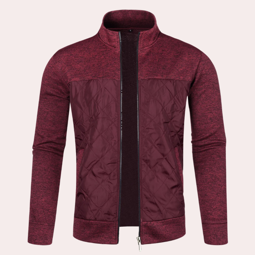 Men's quilted jacket lightweight casual attire - versatile daily wear for all seasons