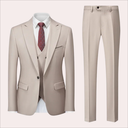 3-piece tailored suit - refined men’s business outfit