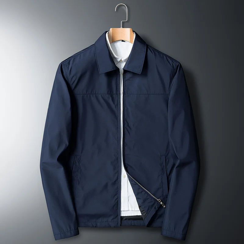 Men's outdoor jacket lightweight functional zip-up attire - versatile weather-resistant design for daily casual wear