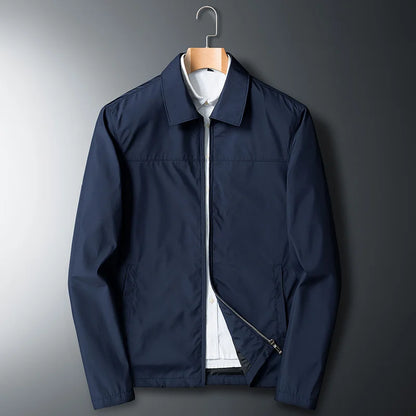 Men's outdoor jacket lightweight functional zip-up attire - versatile weather-resistant design for daily casual wear