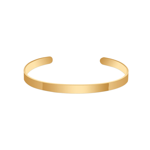 Elegant Stainless Steel Bangle – Gold-Colored modusmoda 1