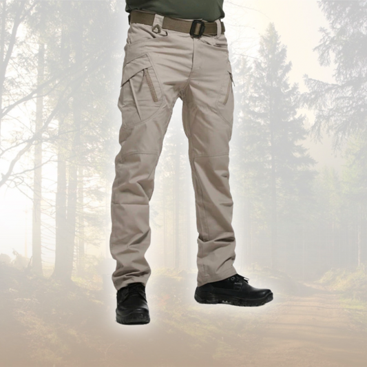 Men's cargo pants durable outdoor wear - practical hiking trousers for leisure activities
