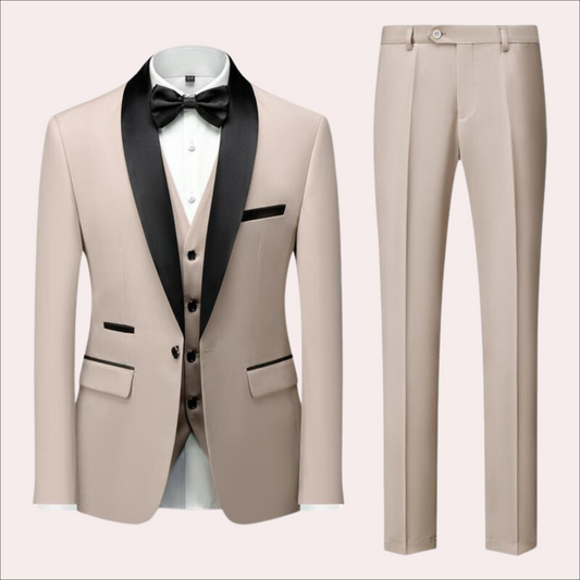 2-piece tailored men's suit - exquisite formal ensemble