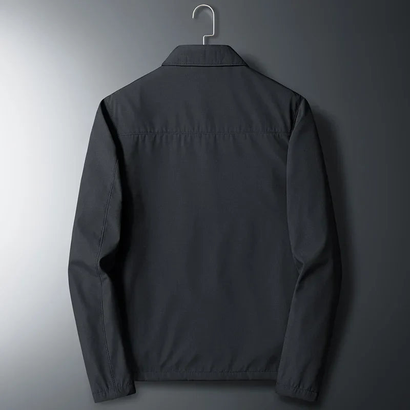 Men's outdoor jacket lightweight functional zip-up attire - versatile weather-resistant design for daily casual wear