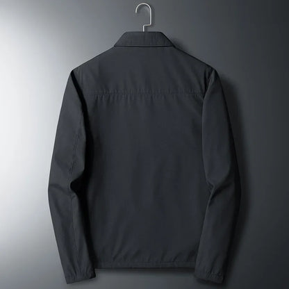 Men's outdoor jacket lightweight functional zip-up attire - versatile weather-resistant design for daily casual wear