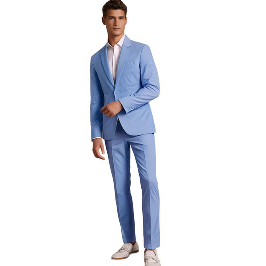 Men's tailored suit - refined blazer and trousers set for formal wear