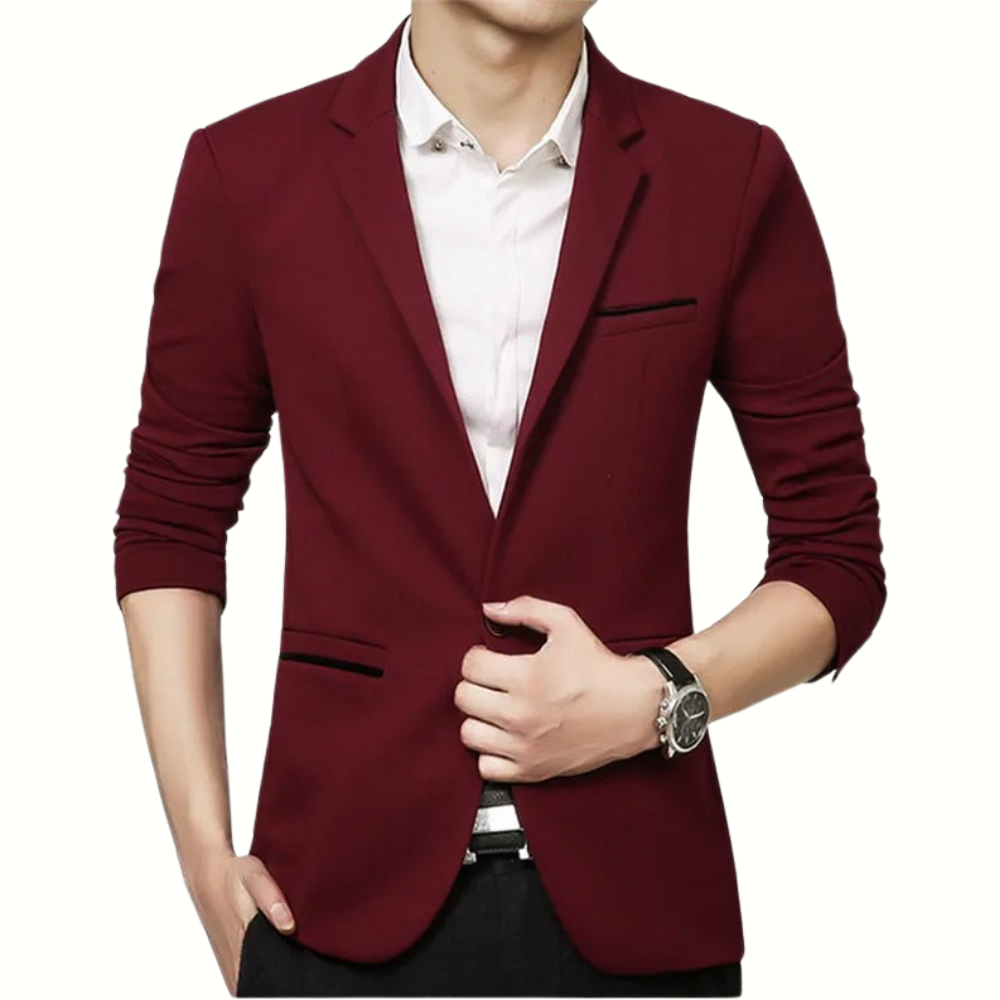 Men's tailored blazer - versatile office wear and evening events jacket, quality fabric, sharp fit