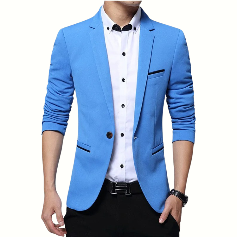 Men's tailored blazer - versatile office wear and evening events jacket, quality fabric, sharp fit