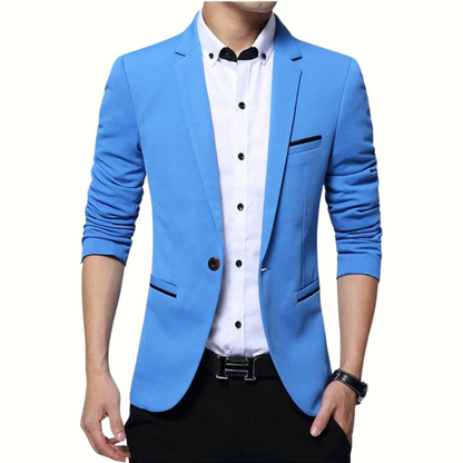 Men's tailored blazer - versatile office wear and evening events jacket, quality fabric, sharp fit