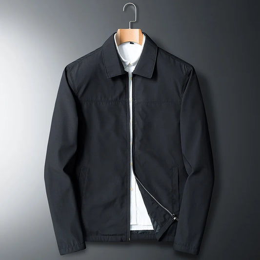 Men's outdoor jacket lightweight functional zip-up attire - versatile weather-resistant design for daily casual wear