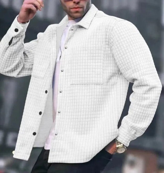 Men's quilted jacket - versatile layering piece for stylish everyday wear