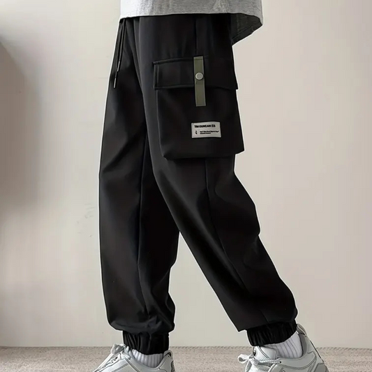 Men's cargo pants relaxed fit with functional pockets - versatile casual trousers for everyday wear